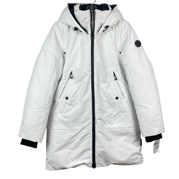 NWT * NOIZE Insulated Hooded Parka Jacket in Winter White - Picture 14 of 15